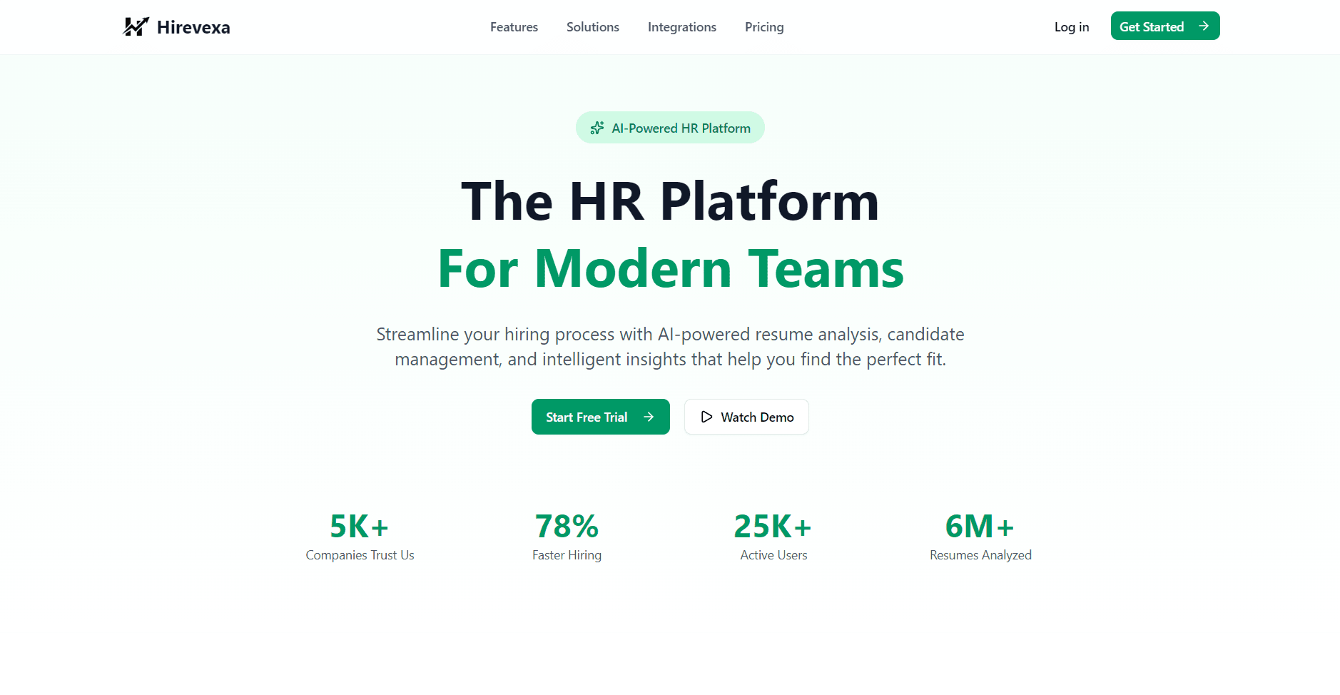 Hirevexa — project screenshot